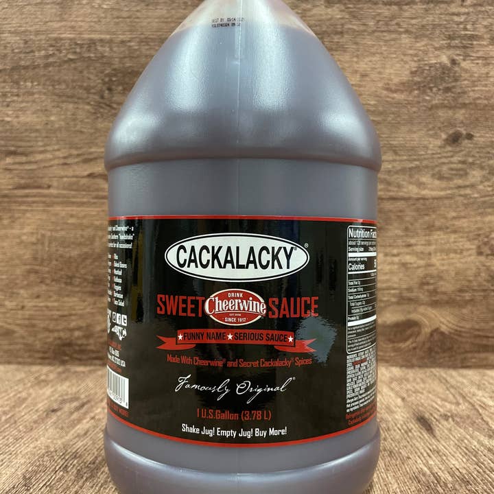 Cackalacky® - Wholesale BBQ Sauce - Cackalacky® Cheerwine® Sweet Sauce (1 gallon)0
