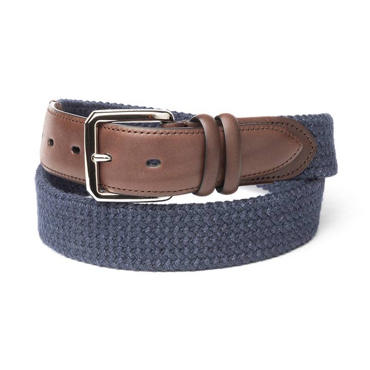 Lino y Cuero azul para venta al por mayor de Armeria Meschieri