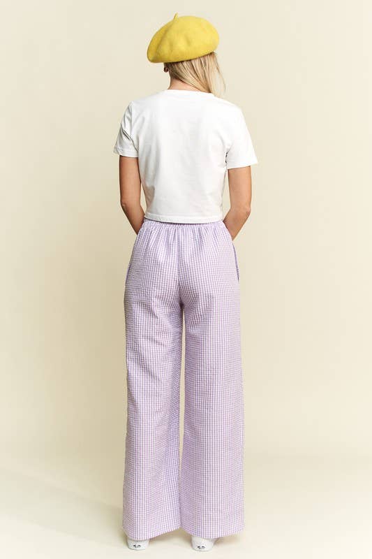 JADE BY JANE - Wholesale Pants - Women's - Gingham boxer pants8