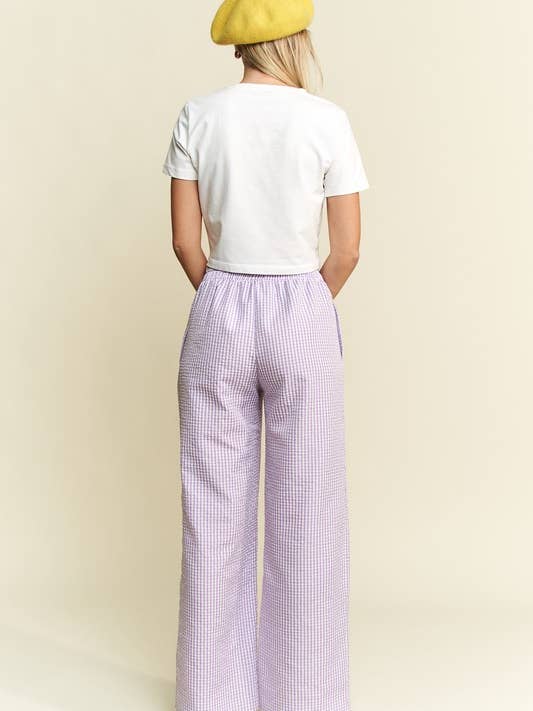 JADE BY JANE - Wholesale Pants - Women's - Gingham boxer pants8