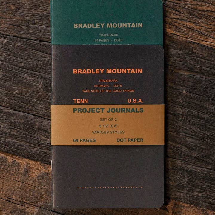 Project Journals - Large - 2-Pack for wholesale by Bradley Mountain