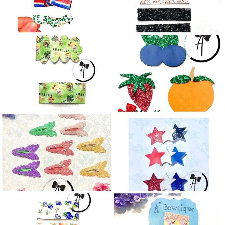 Hair Clips for wholesale by A Squared Bowtique