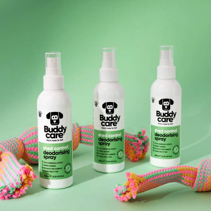Buddycare - Wholesale Pet Spray - Dog - Dog Deo. Spray - Shed Contol Aloe & Lemongrass - 6.76floz2