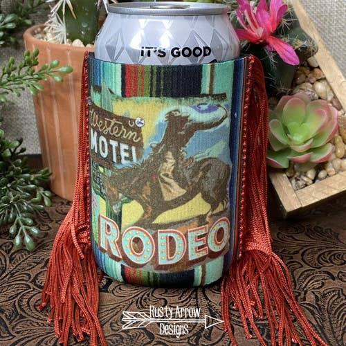 Regulier Western Motel Rodeo Fringe Koozie pour la vente par RAD Wholesale