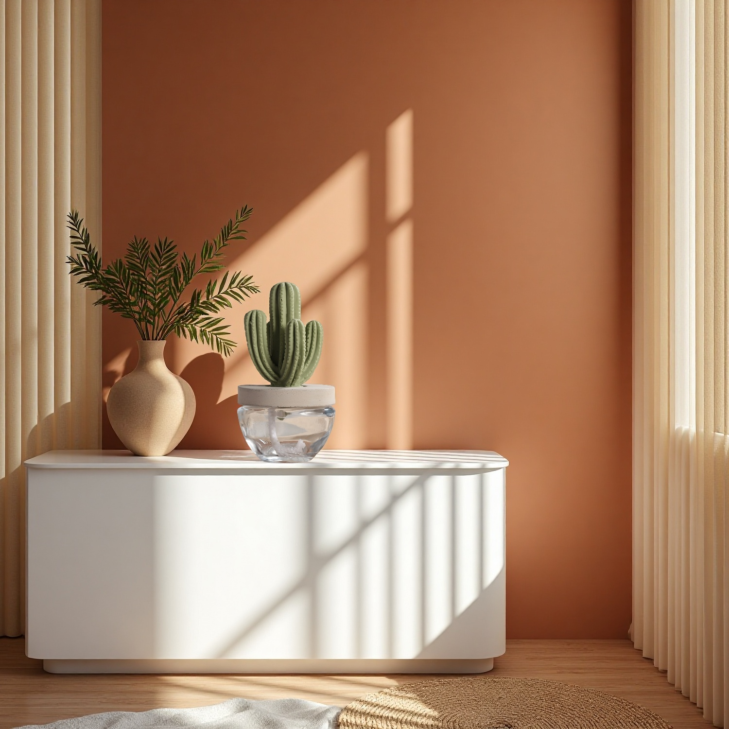 Pretty Valley Home - Vente Diffuseur à tiges - Coffret Cadeau Diffuseur Céramique Cactus - 100ml/3.38fl oz pour Décoration3