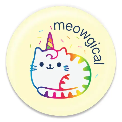 ChattySnaps - Wholesale Lapel Pin/Button - Meowgical0