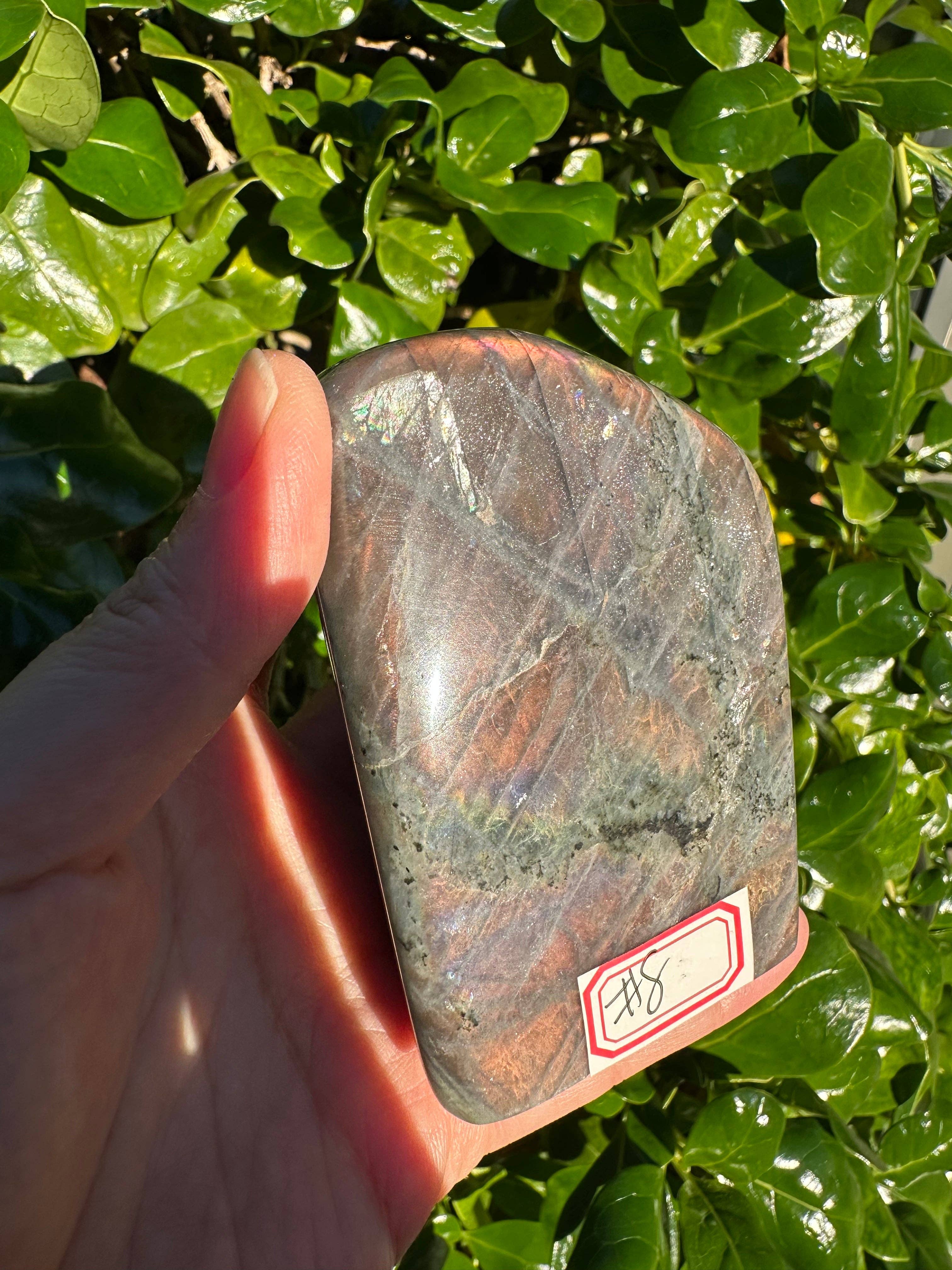 Moon Rituals – wholesale Spiritual stone/crystal – Large Purple Labradorite Free Form, Christmas Crystal Gift #82