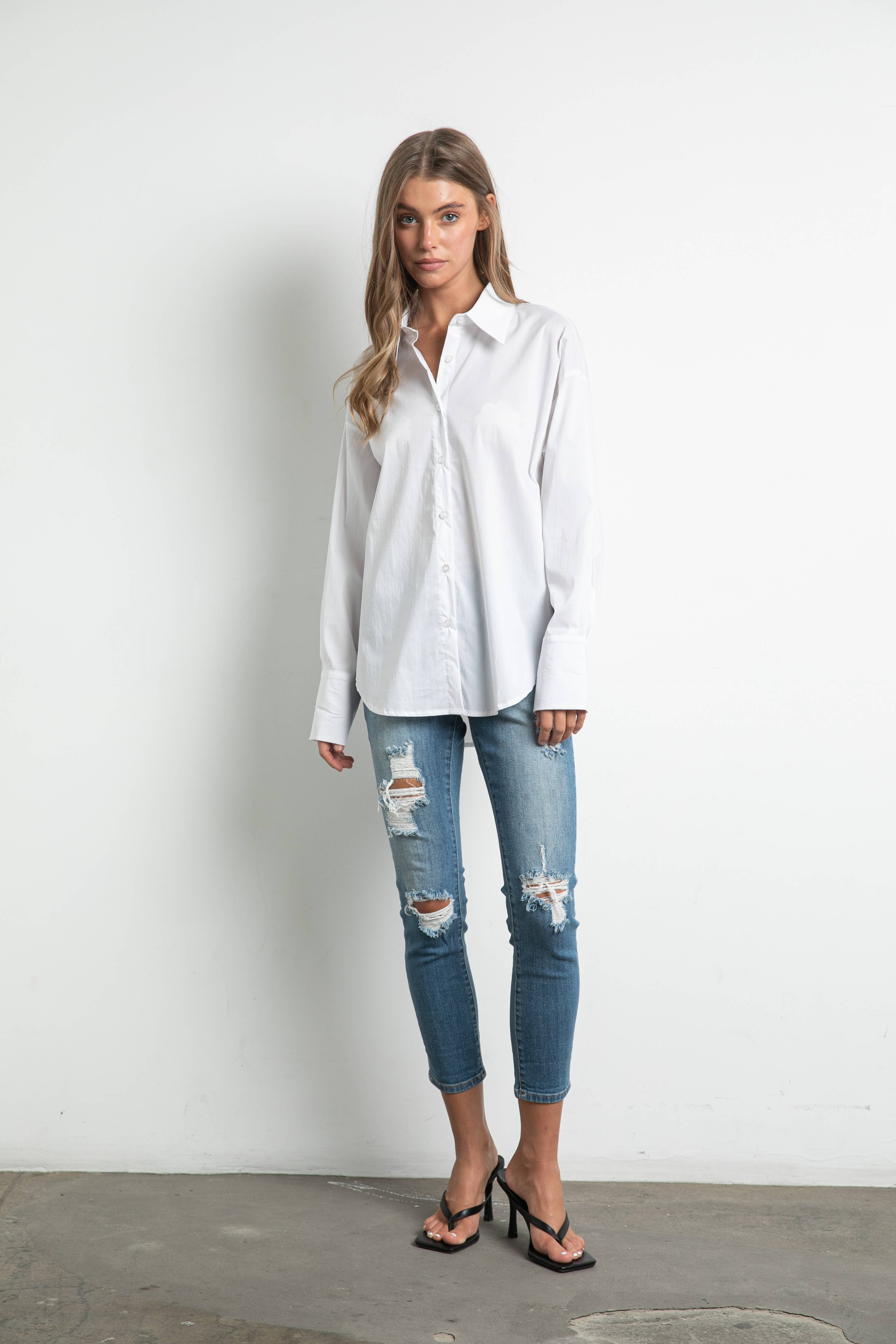KIWI - Wholesale Button Down Shirt - Women's - IT2464 Top15