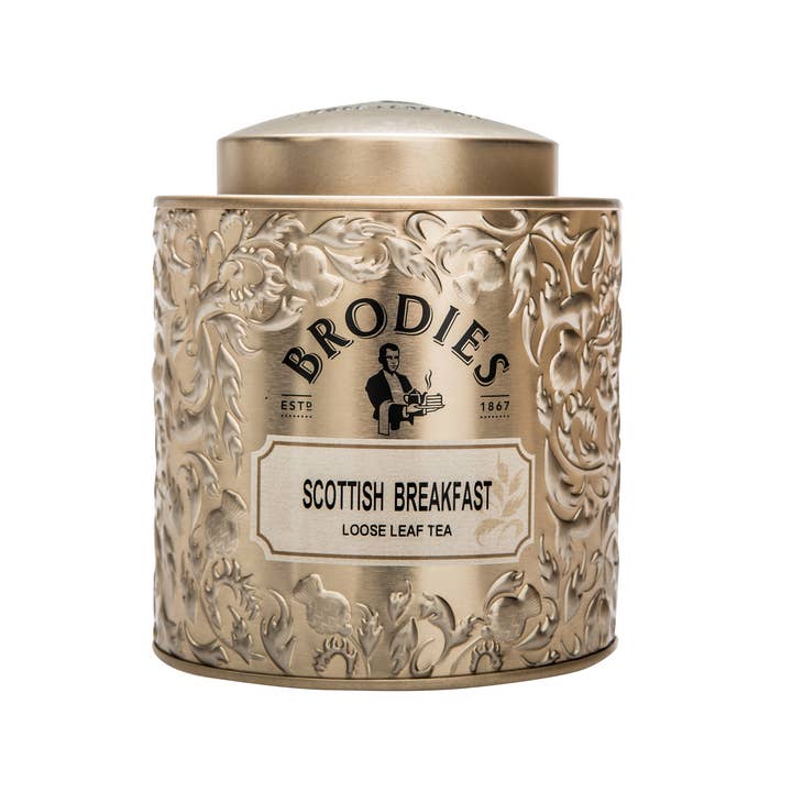 Mrs Bridges - Wholesale Loose Tea - Scottish Breakfast Tea Caddy Gifting Tin, Loose leaf0