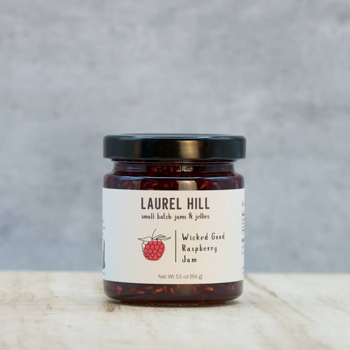 Laurel Hill Jams & Jellies - Wholesale Jam/Jelly - Wicked Good Red Raspberry Jam
