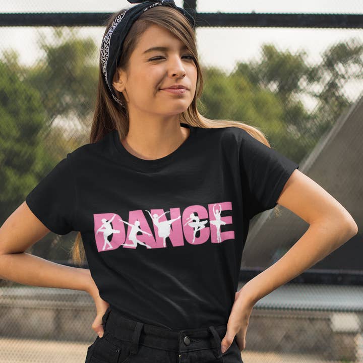 Women's Dance Graphic Tee, Screen Printed for wholesale by Perfectly Diverse Trendz, LLC