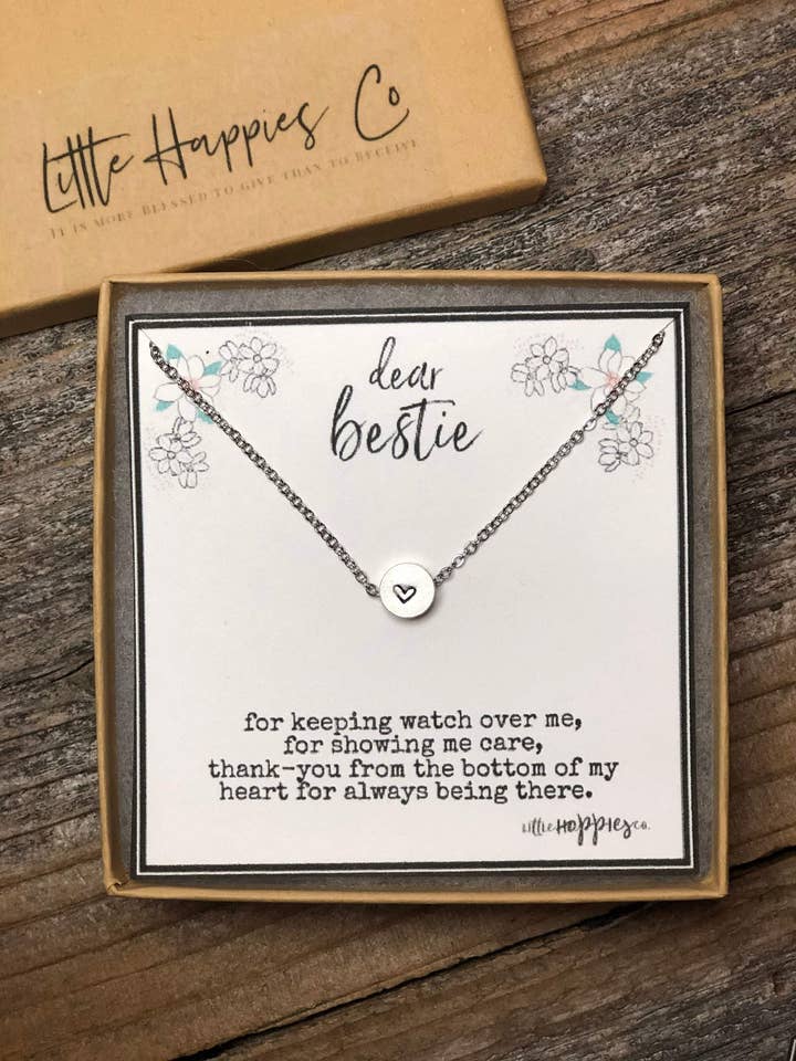 BFF jewelry, Best friend necklaces for adults, Best friend jewelry, Friendship necklace, Unique best friend jewelry, Bestfriend necklace for wholesale by Little Happies Co