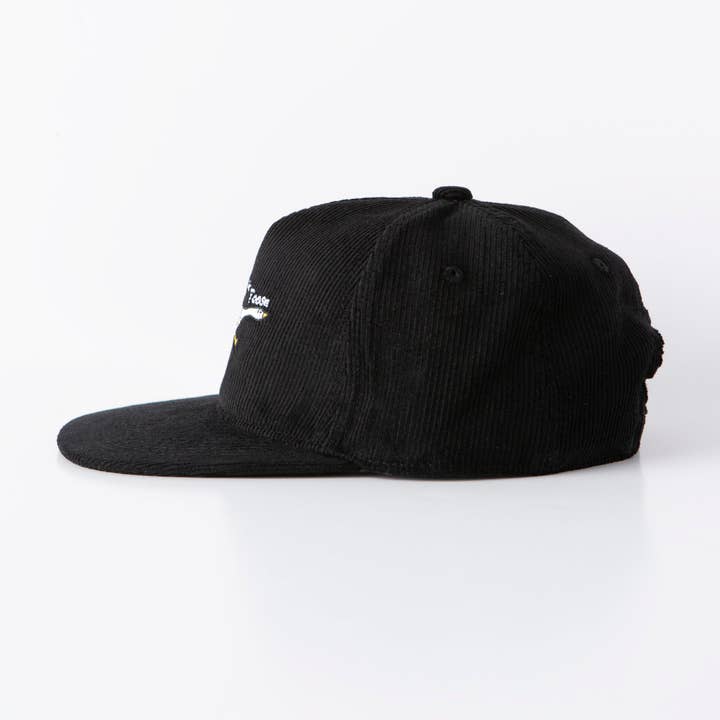 GLO- God's Love Overcomes - Wholesale Flat Brim Cap - Unisex - God's Silliest Goose Corduroy Hat
