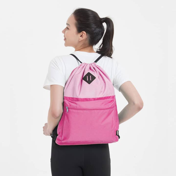 wandf - Wholesale Drawstring bag – Unisex - Water-Resistant Sports Drawstring Backpack with Shoulder Pad27