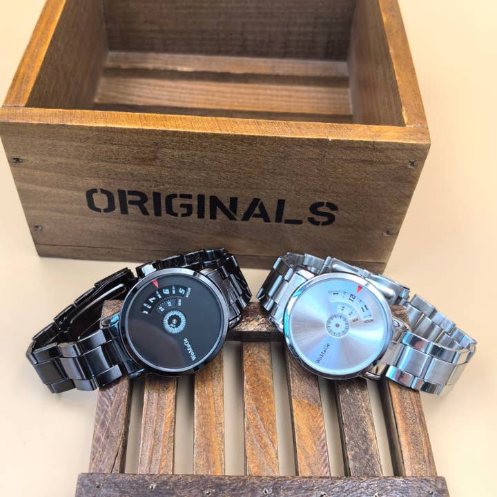 WoodWristCo - Wholesale Wrist Watch - Men's - Men Stainless Steel Quartz Unique watches6