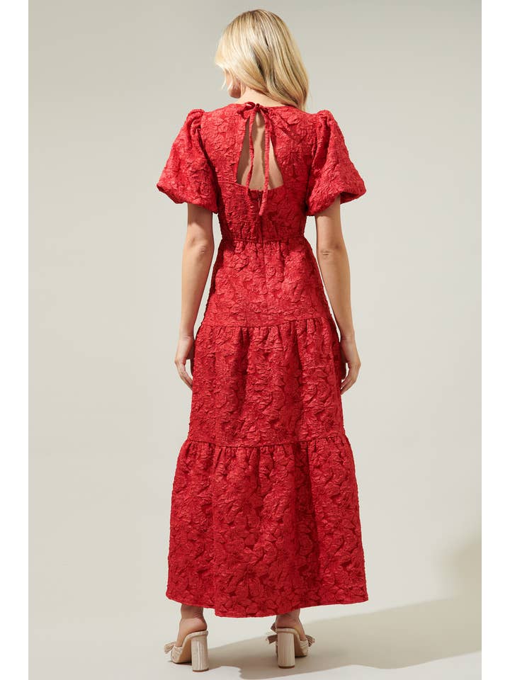 Sugarlips - Wholesale Dress - Women's - Arielle Jacquard Maxi Tiered Dress