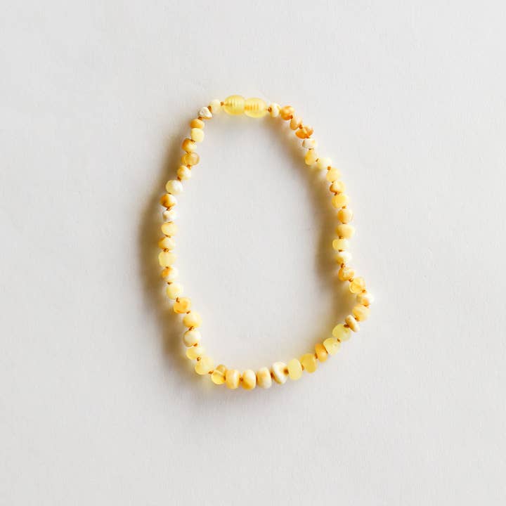 CanyonLeaf - Wholesale Beaded/Pearl Necklace - Raw Butterscotch Baltic Sea Amber || Beaded Necklace