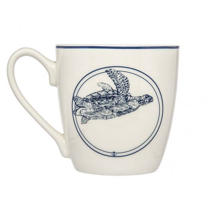 Godinger - Wholesale Coffee Mug - 16oz Coastal Mug Turtle Os