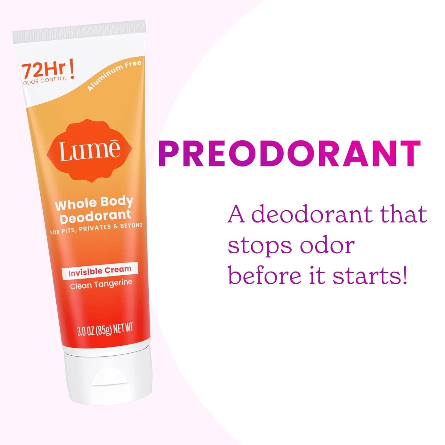 MEHIAZ – wholesale Deodorant – Women's – Lume Whole Body Deodorant Cream – Clean Tangerine5