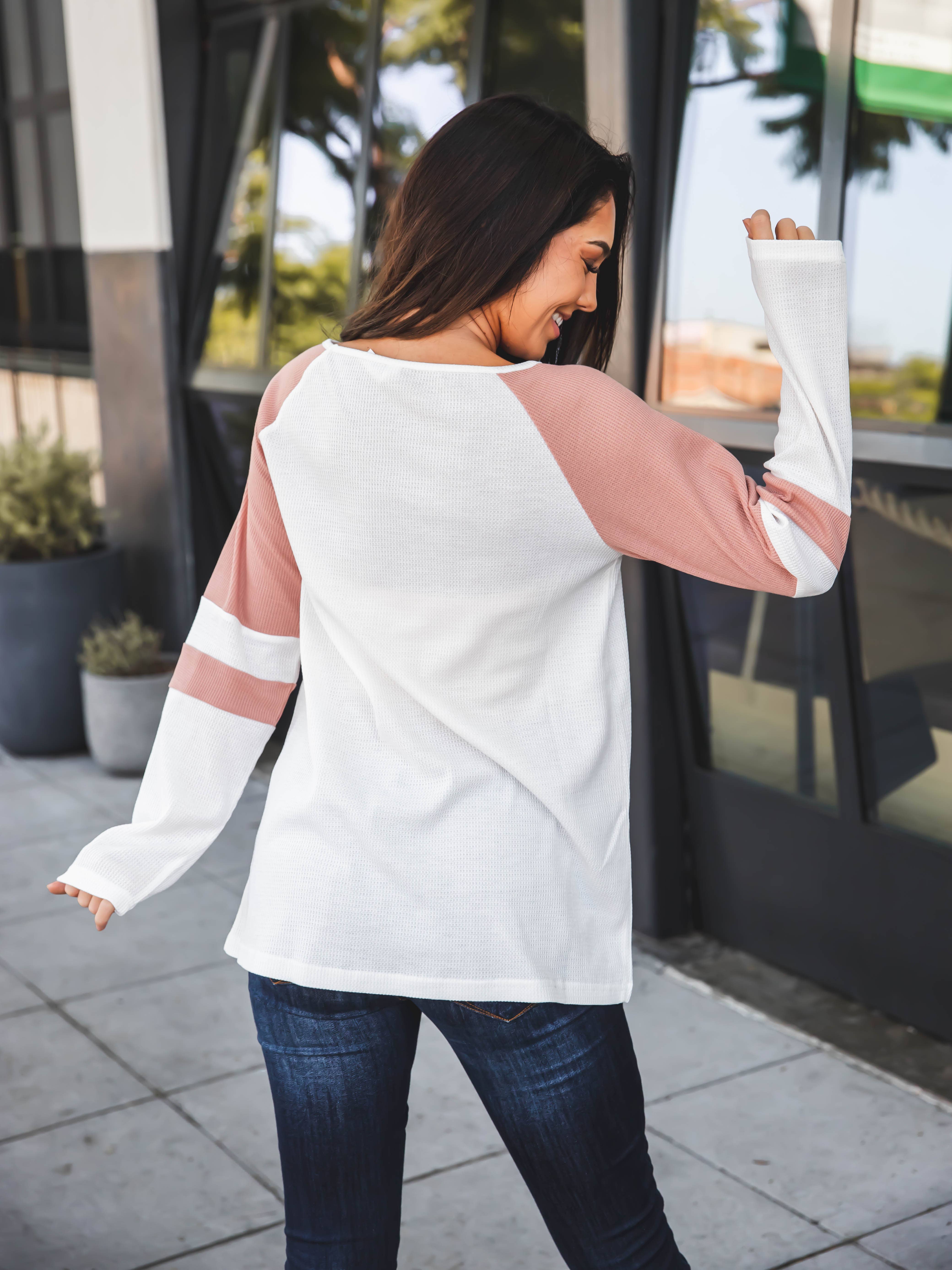 Tickled Teal – Engroshandel Tunika - Dame – Colorblock ærmet raglan Alexa Top13