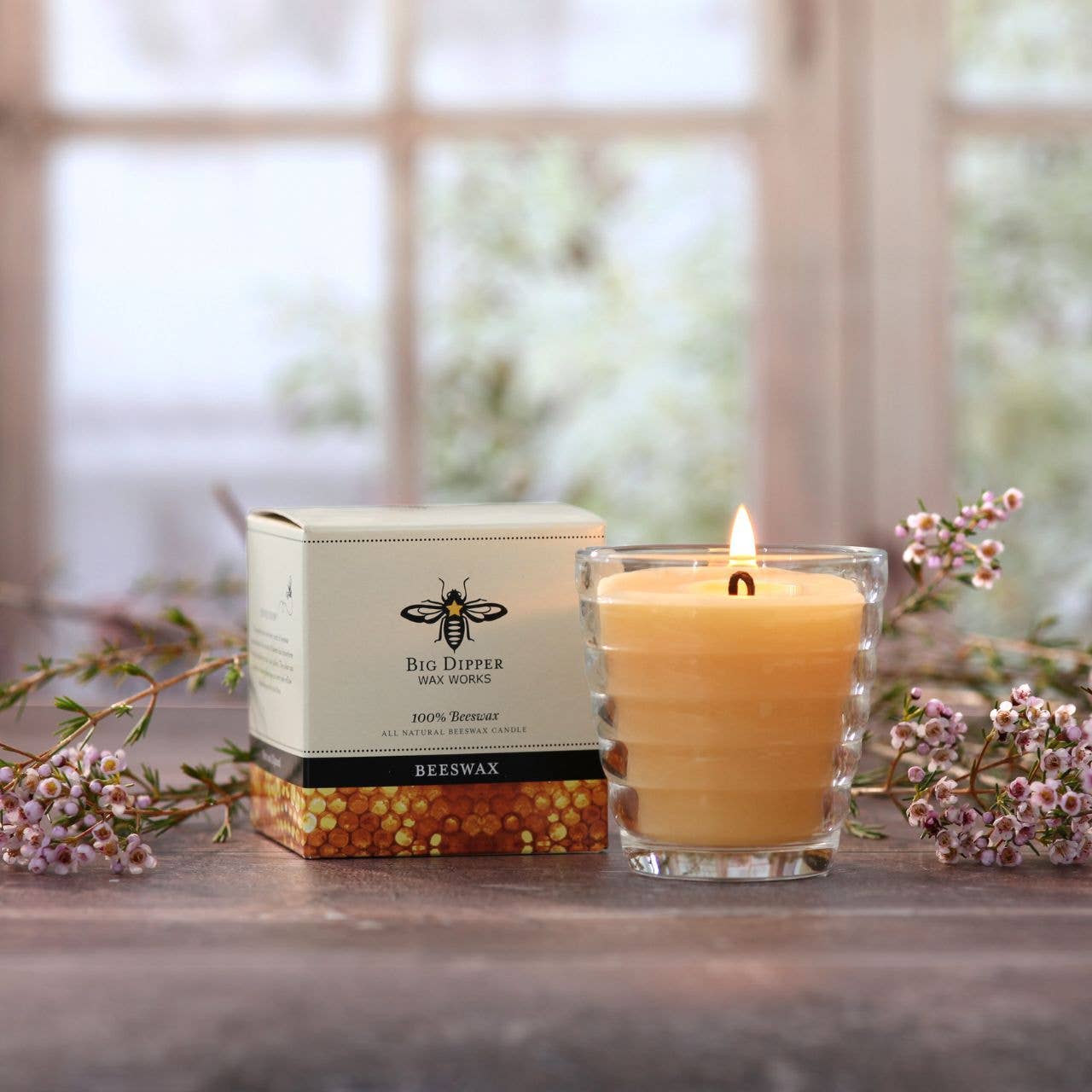 Big Dipper Wax Works - Wholesale Jar/Filled Candle - Beehive Glass Candle – 100% Pure Beeswax – 24+ Hour Burn4