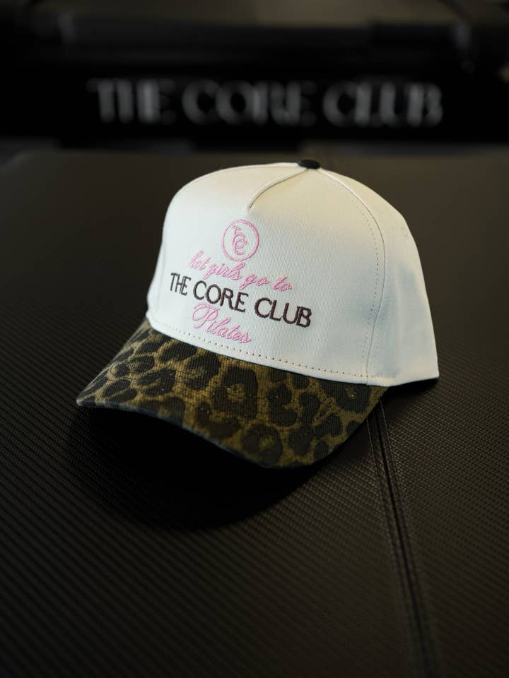 TCC Hot Girls Pilates Cheetah Baseball Hat | Pilates Outfit Accessories for wholesale by The Core Club