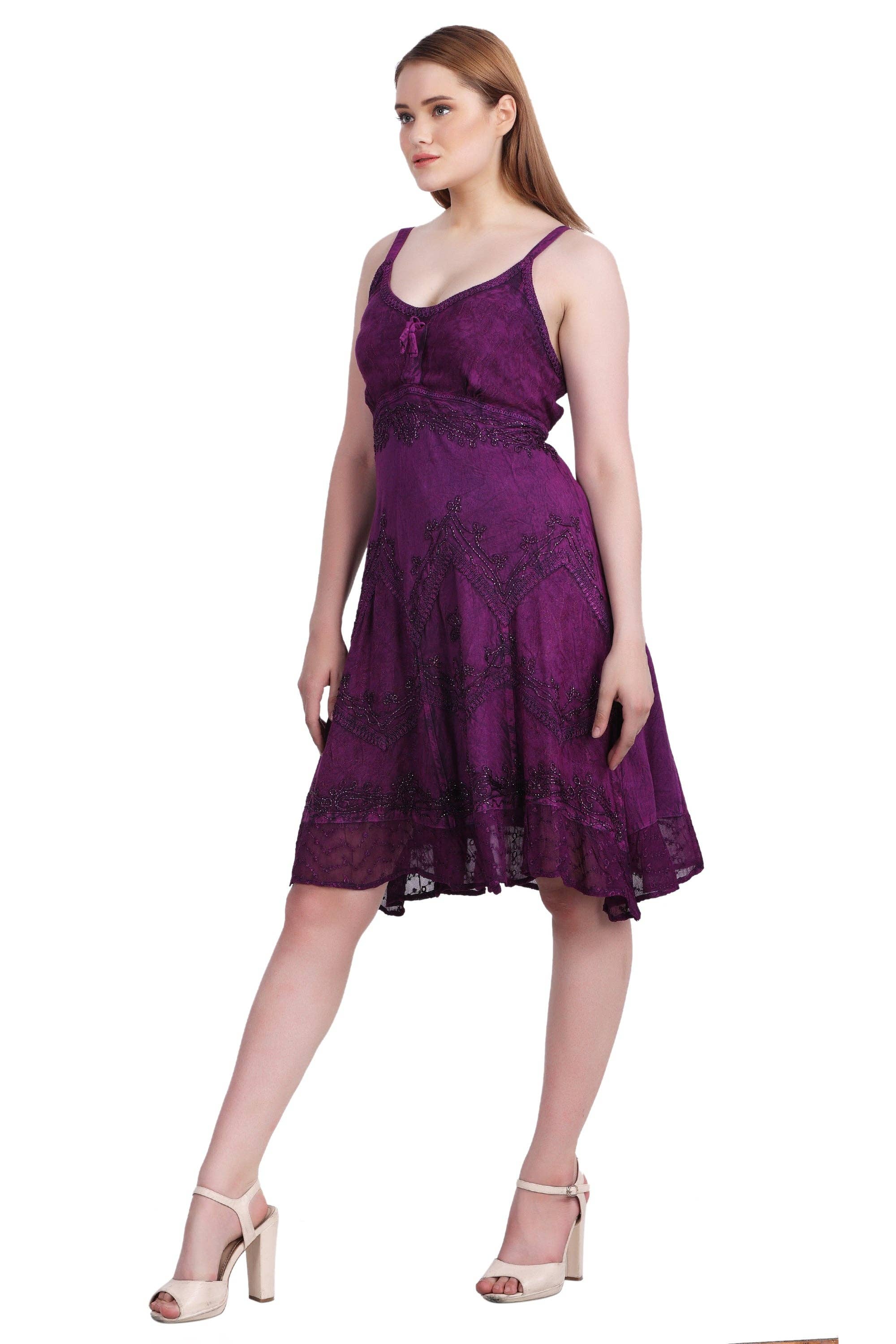 Advance Apparels - Vente Robe – femme - Robe mi-longue délavée à l'acide 130411