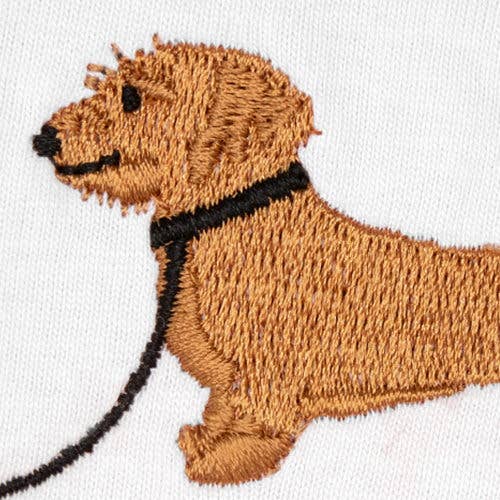 woof & wiggle – T-shirt – Unissexo por atacado – Camiseta unissex com bordado de cachorro Wish13