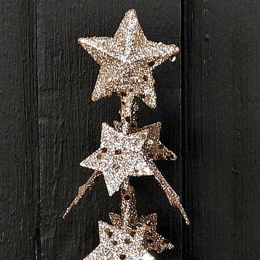 Impressive Enterprises, Inc. - Wholesale Christmas Decoration - M8535- 6in Stacked Glitter Star Tree-CHM1