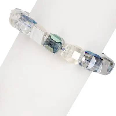 SAACHI - Wholesale Beaded Bracelet - Faceted Bead Stone Bracelet 13