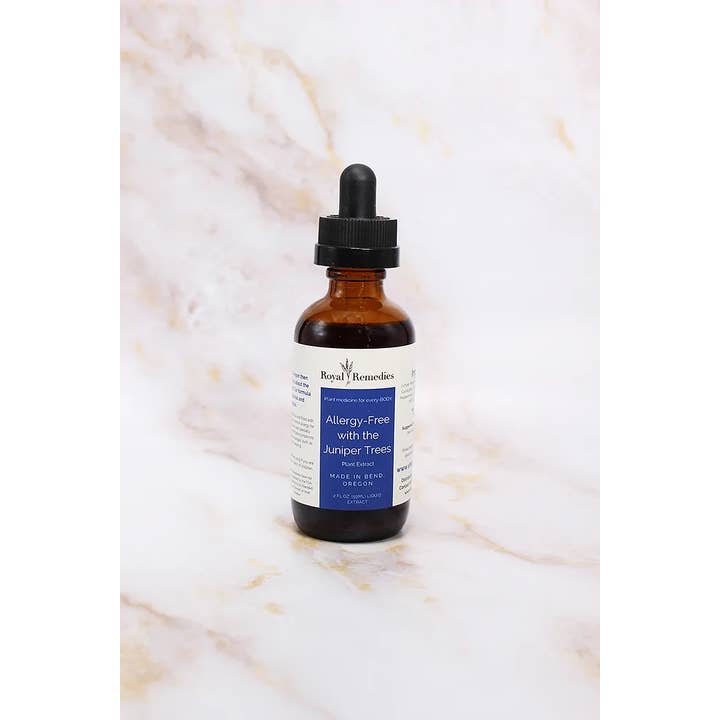 Royal Remedies LLC. – Suplemento/vitamina oral por atacado – Sem Alergia com as Árvores de Zimbro1