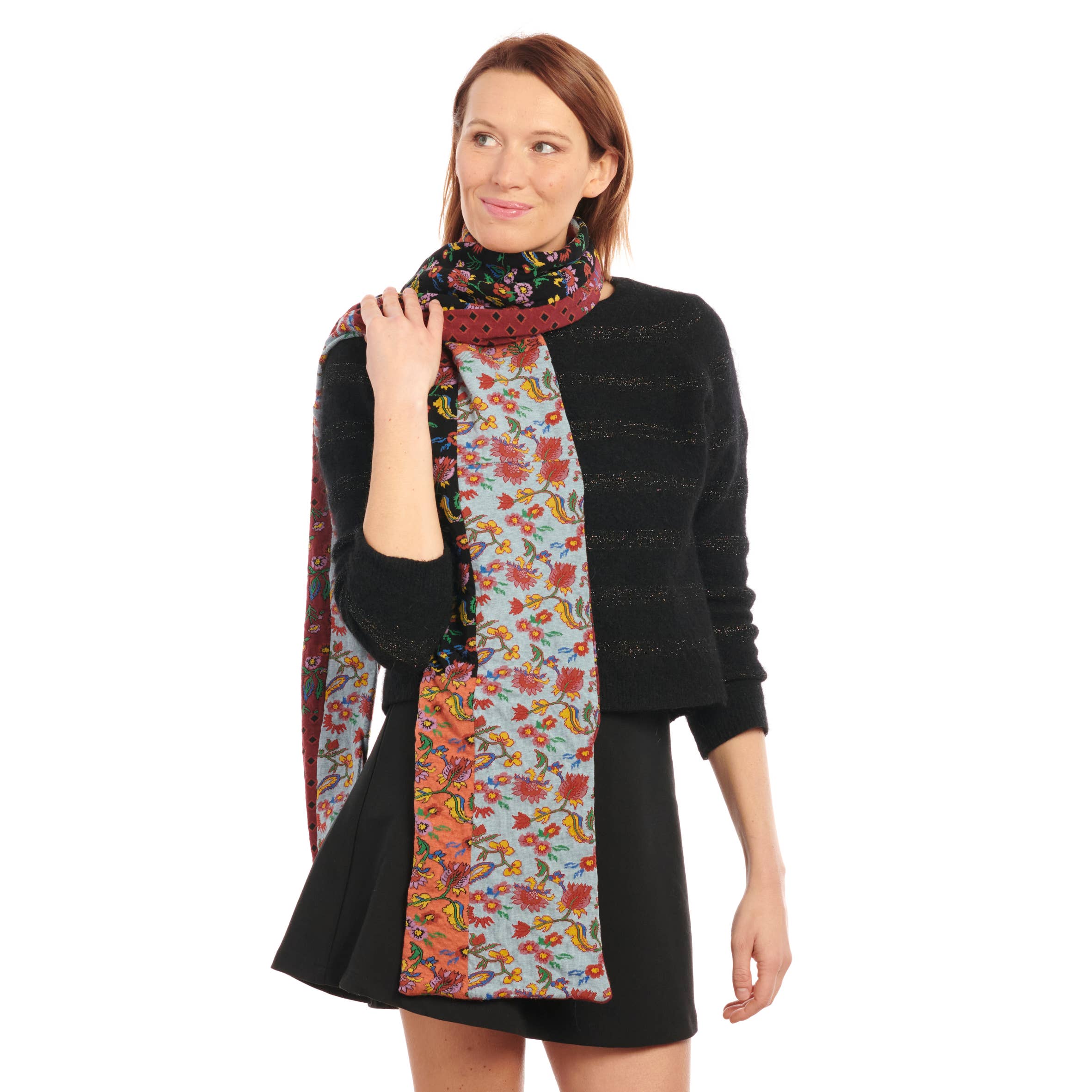 Dub & Drino – Cachecol - Mulher por atacado – Cachecol Indiano0