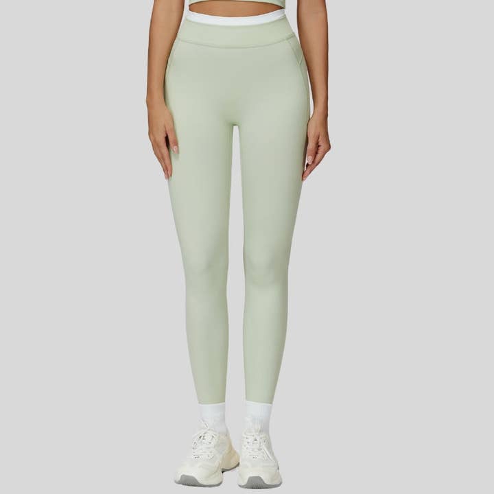WONDERXFANS - Wholesale Athletic/lounge leggings – Women's - Contrast-colored sport leggings1