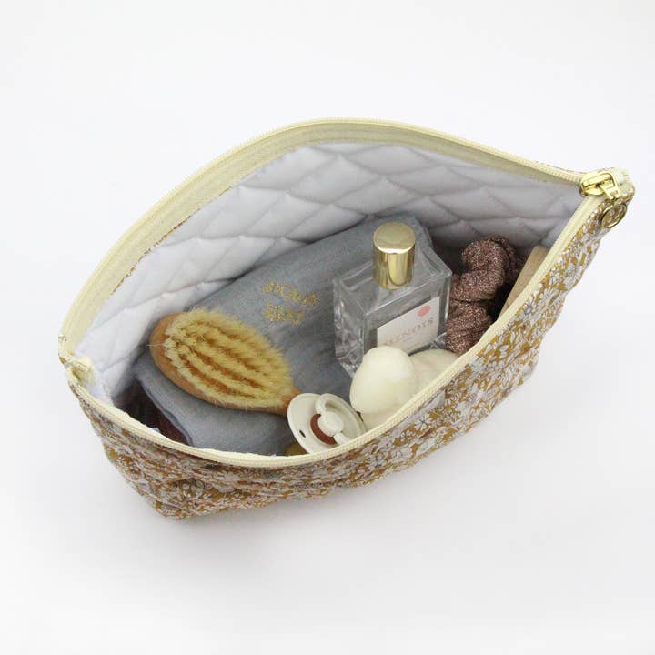 BARNABÉ AIME LE CAFÉ - Wholesale Toiletry bag – women's - Liberty® Fabric Toiletry Bags with Plasticized Interior1