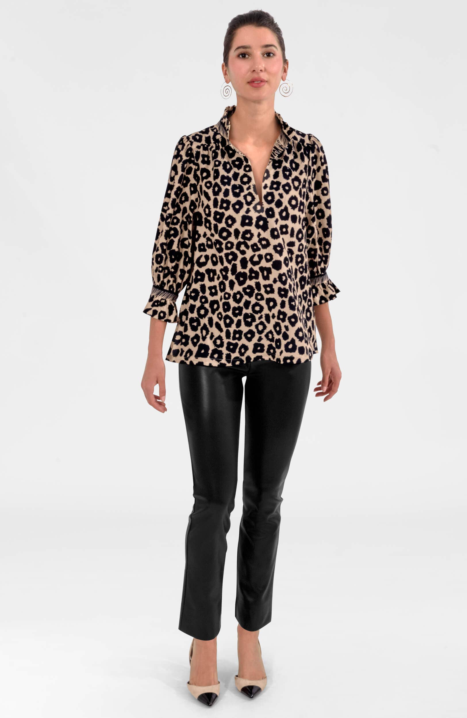 Gretchen Scott LLC - Vente Tunique – femme - Tunique Ruffleneck - Me Jane10
