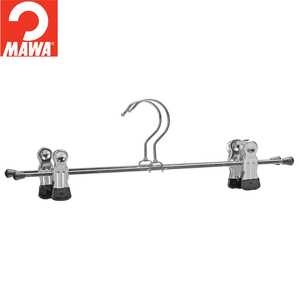 Reston Lloyd - Wholesale Clothes Hangers - MAWA, 16" Pant Clip Bar (4 Colors)0