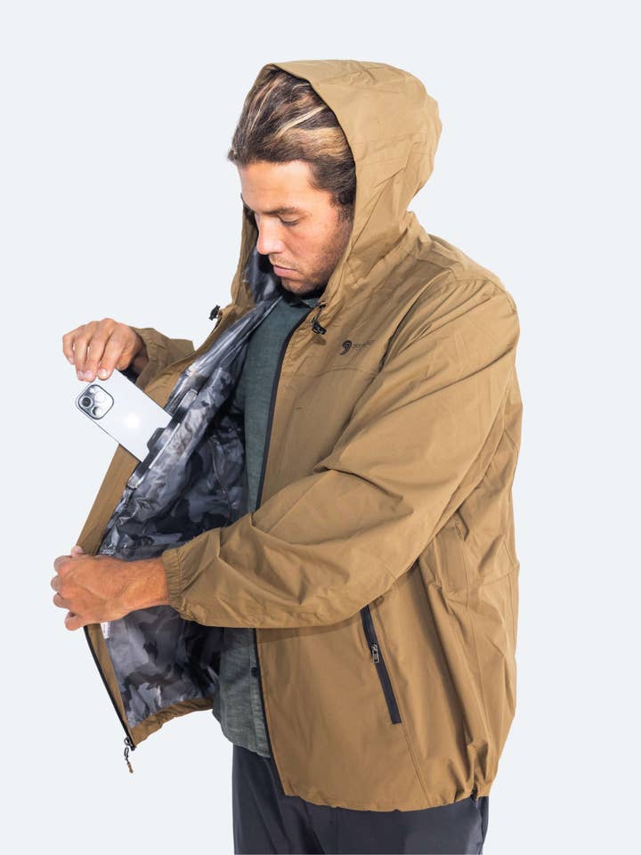 Outback - Vandtæt Lomme Regnjakke for engroshandel hos Dry Pocket ™