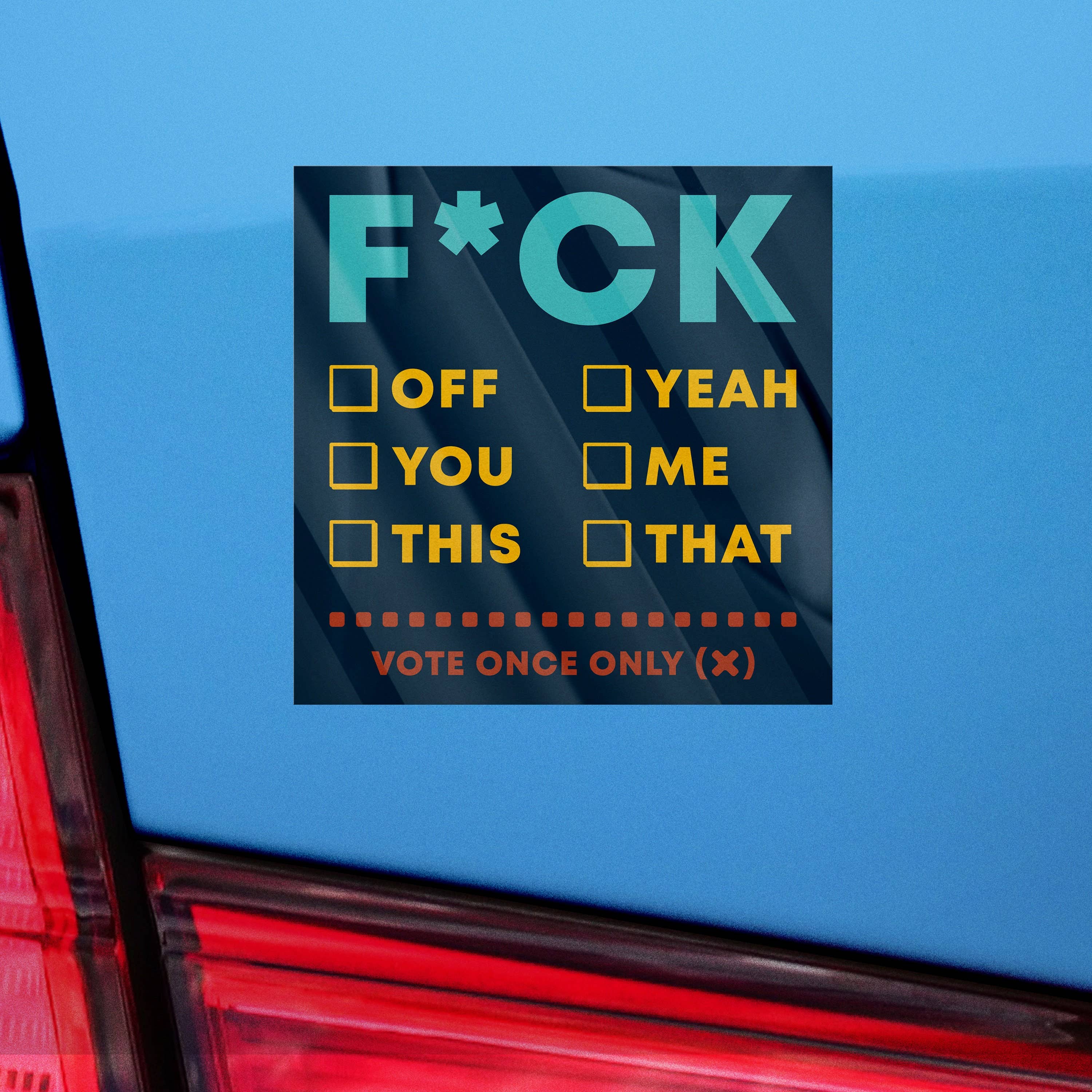 Sticker Bull - Vendita all'ingrosso Adesivo - Adesivo grafico F* ck, adesivo per adulti, adesivo meme, regalo strano, divertente adesivo in vinile impermeabile per bottiglia d'acqua, hydroflask, laptop6