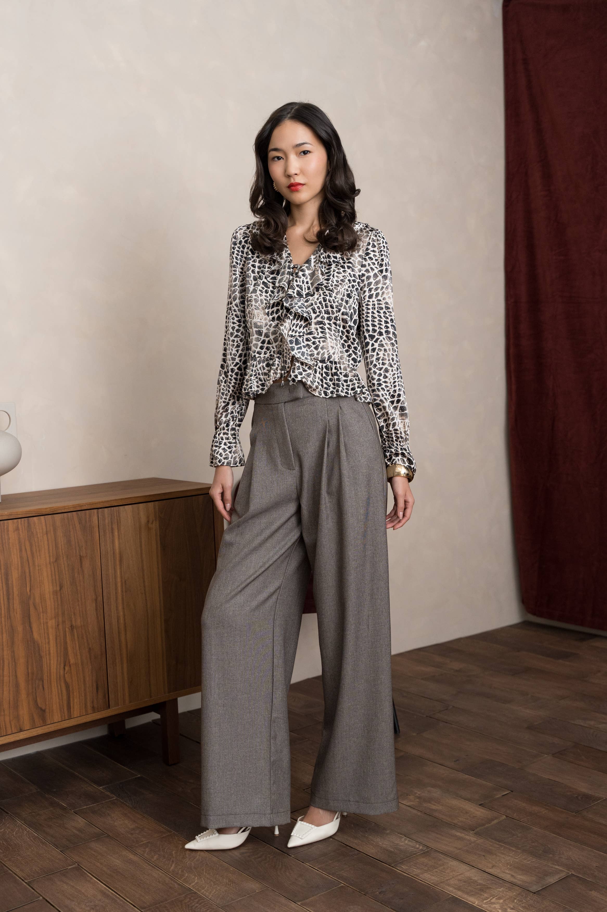 LULUMARY - Wholesale Pants - Women's - Wide pants P95830