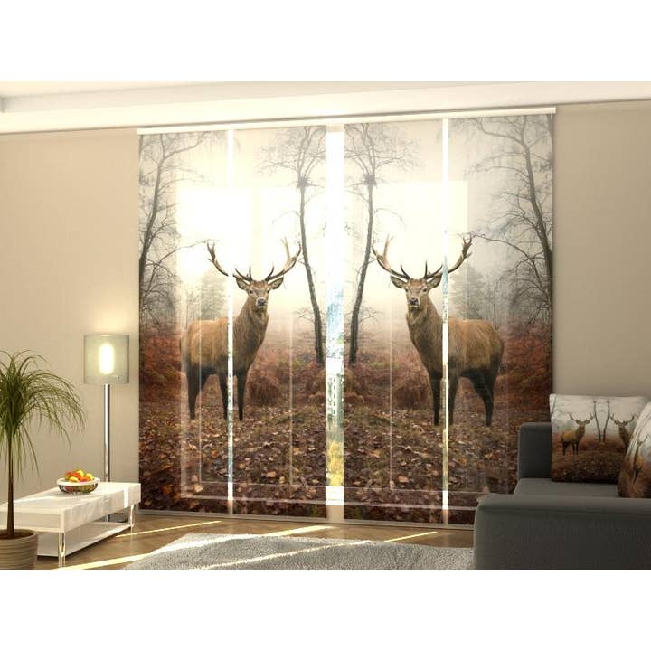 Uppsättning av 4 Skogshjort Panel Tält för wholesale av IlyDecor