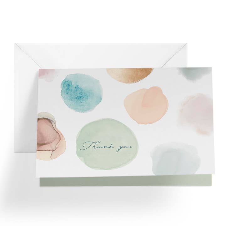 Cartão de agradecimento | Você é apreciado pontos pintados divertidos por atacado de 1Up Greetings LLC