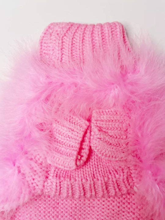 Furr-Baby Gifts - Wholesale Pet Sweater - Dog - Haute Couture Feathered Luxury Pet Sweater18