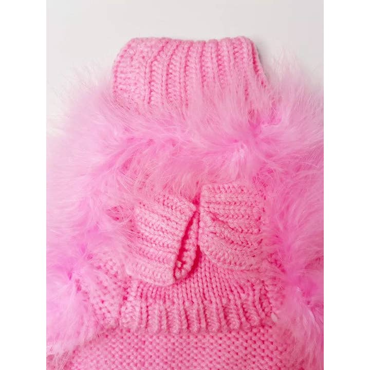 Furr-Baby Gifts - Wholesale Pet Sweater - Dog - Haute Couture Feathered Luxury Pet Sweater18