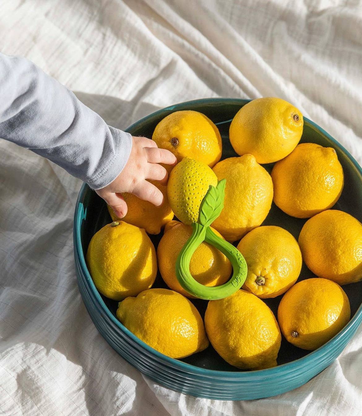 Oli & Carol - Wholesale Handheld Rattle - Baby - Lemon Rattle Toy3