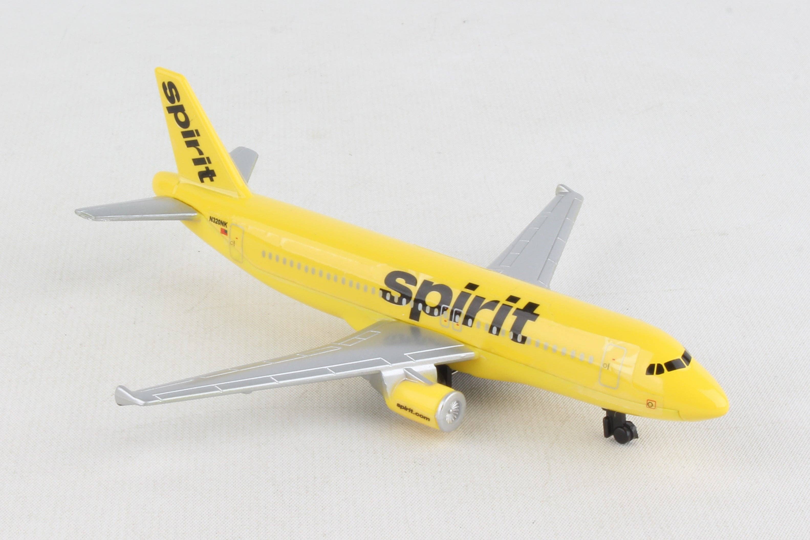 Daron Worldwide Trading - Wholesale Toy Plane - Kids - RT3874 Spirit Airlines Single Plane by Daron Toys4