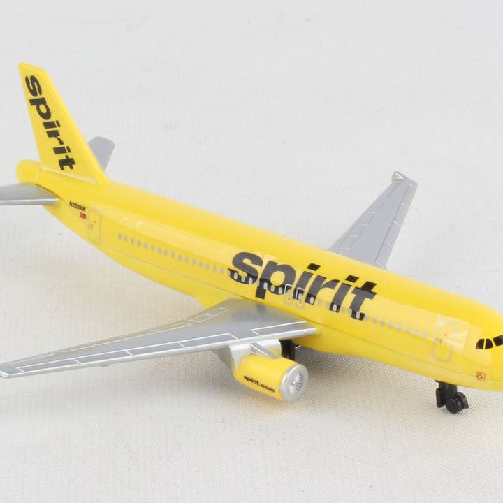 Daron Worldwide Trading - Wholesale Toy Plane - Kids - RT3874 Spirit Airlines Single Plane by Daron Toys4