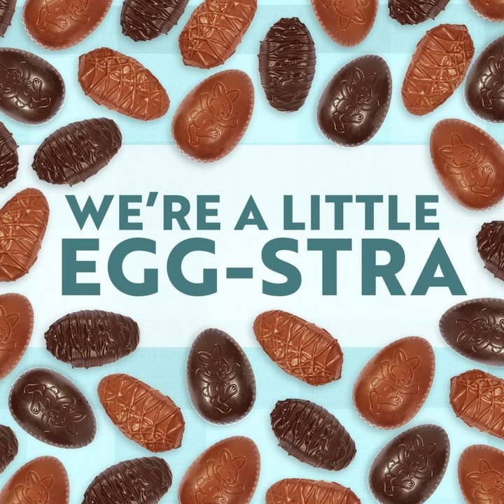 O'Shea's Candies Sweet Shop - Wholesale Chocolate Covered Sweets - Easter DARK Chocolate Raspberry Cream 1.25oz EGG 1PKÂ