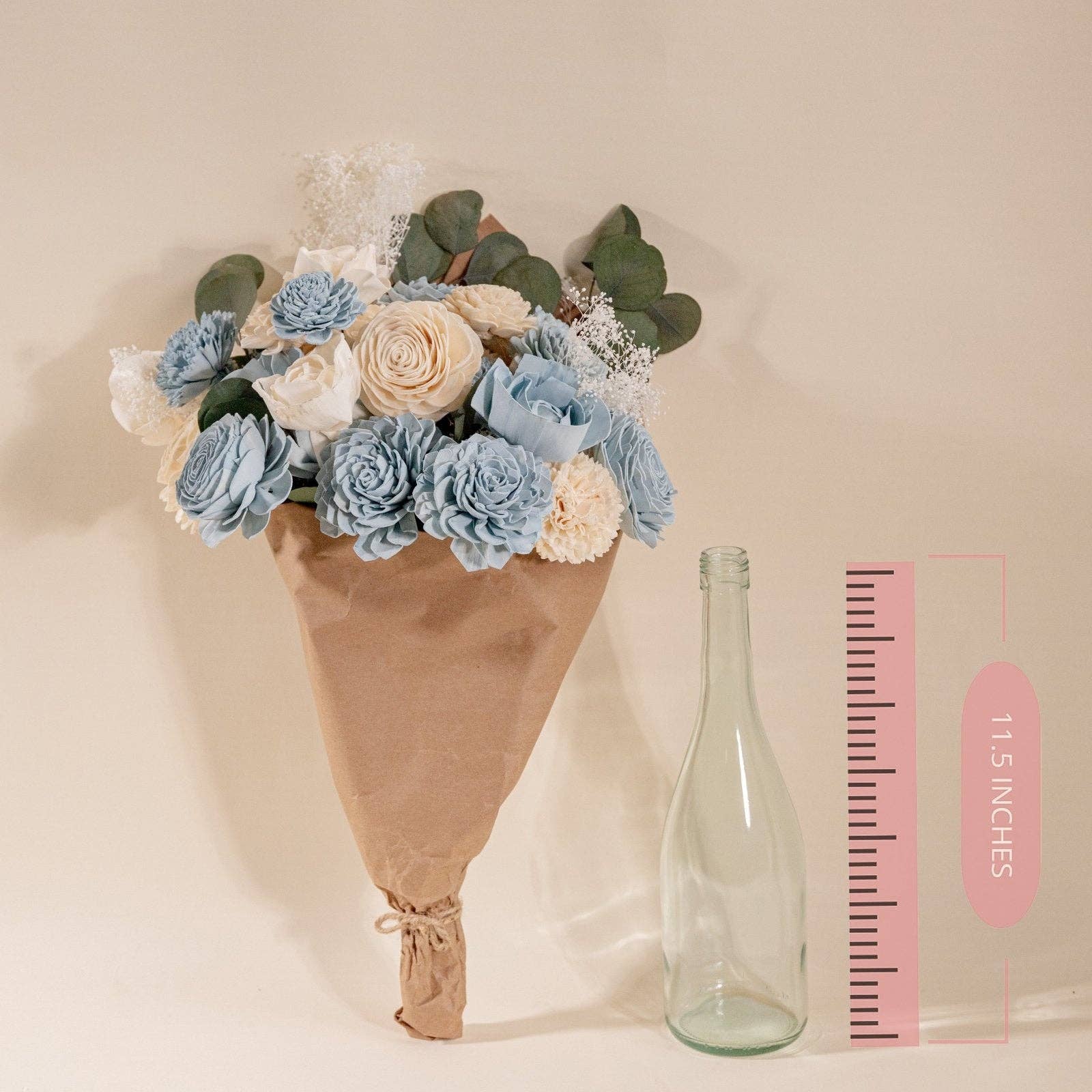 Sola Wood Flowers - Wholesale Artificial Flowers - Serene Loose Flower Finished Bouquet1