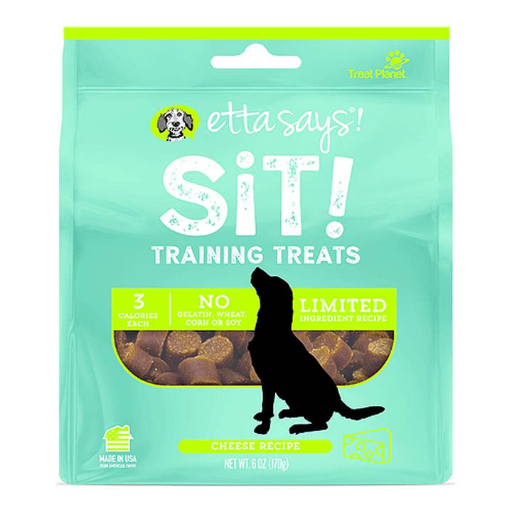 King Wholesale Pet Goods - Vente Friandises – chien - Etta dit de t'asseoir ! Fromage Training Treats 6 oz