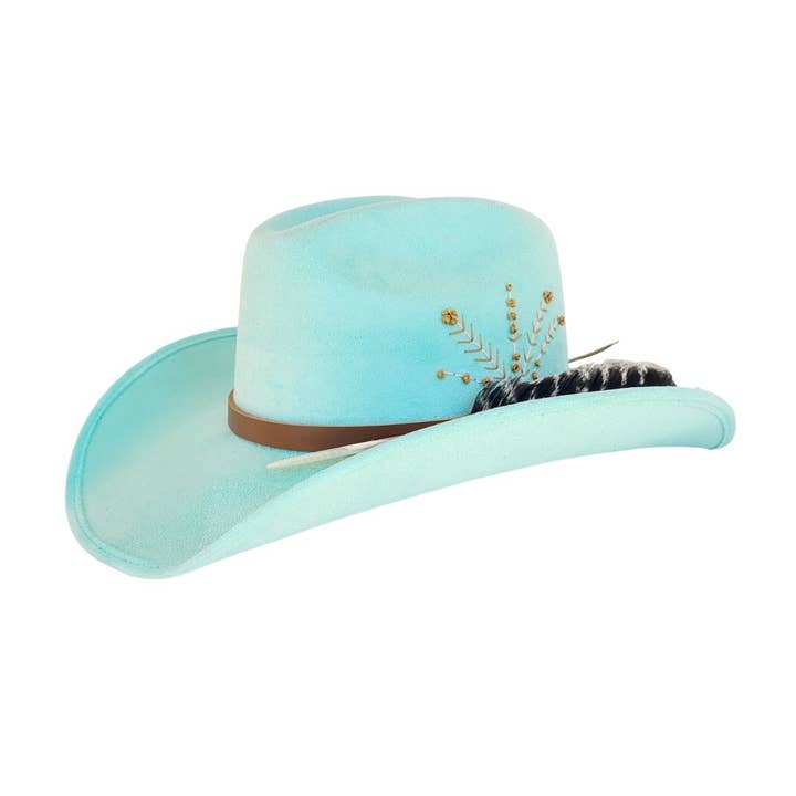 Gaby Cowboy Hoed met Kroon voor wholesale door PETRA SAVAGE